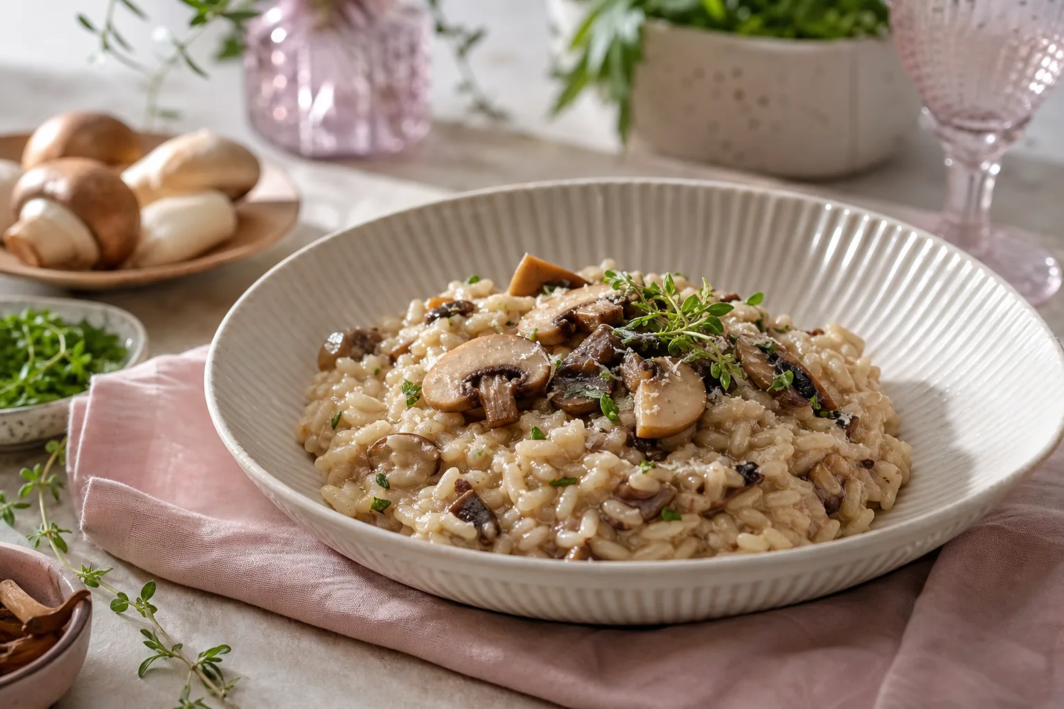 ريزوتو الفطر