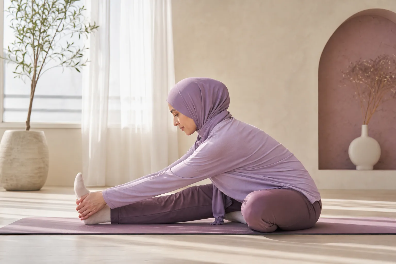 إطالة أوتار الركبة